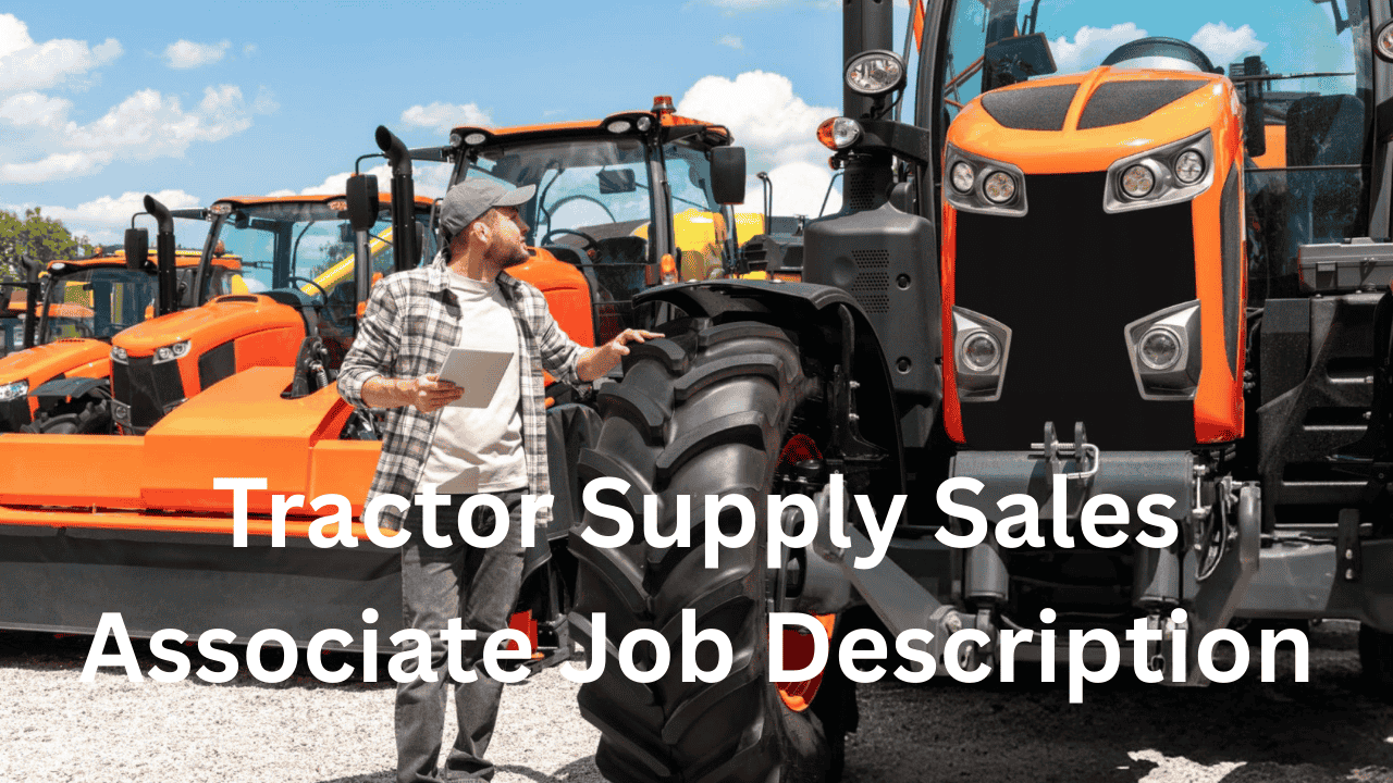 tractor supply sales associate job description