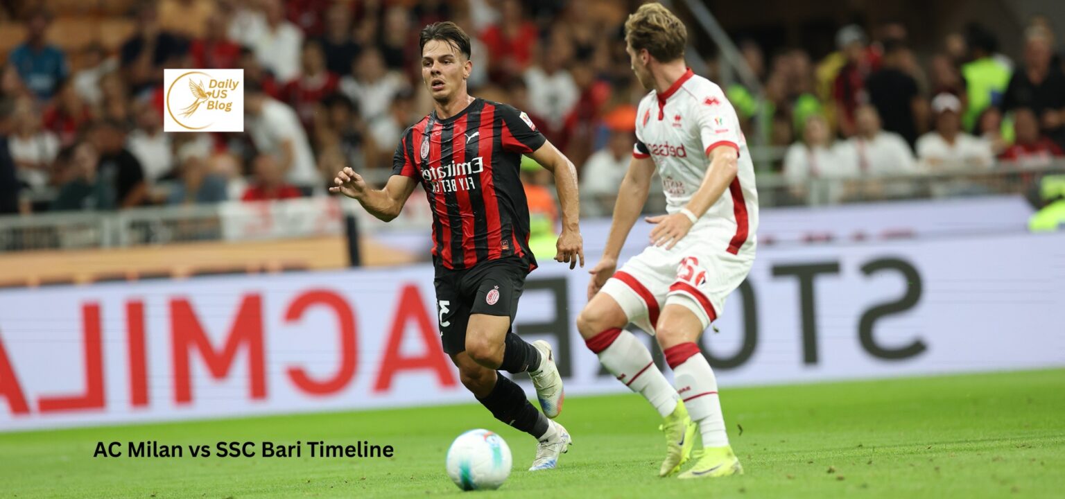 ac milan vs ssc bari timeline