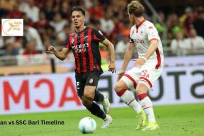 ac milan vs ssc bari timeline