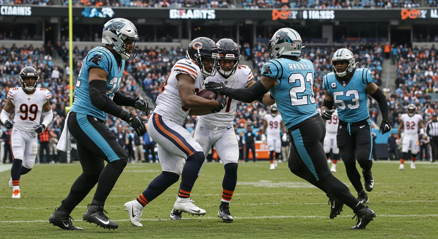 carolina panthers vs chicago bears match player stats