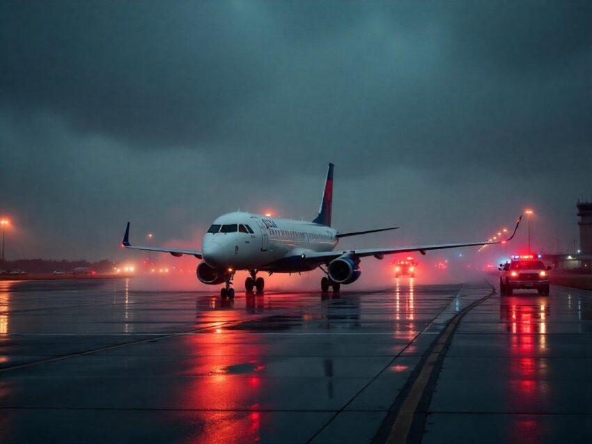 delta connection dl3543 emergency landing