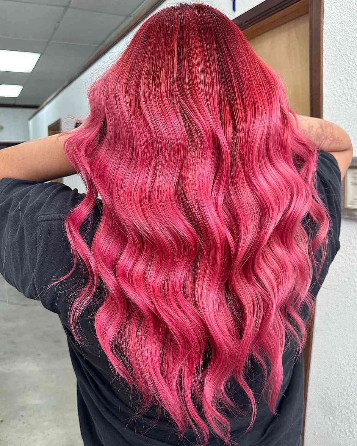 pink hair
